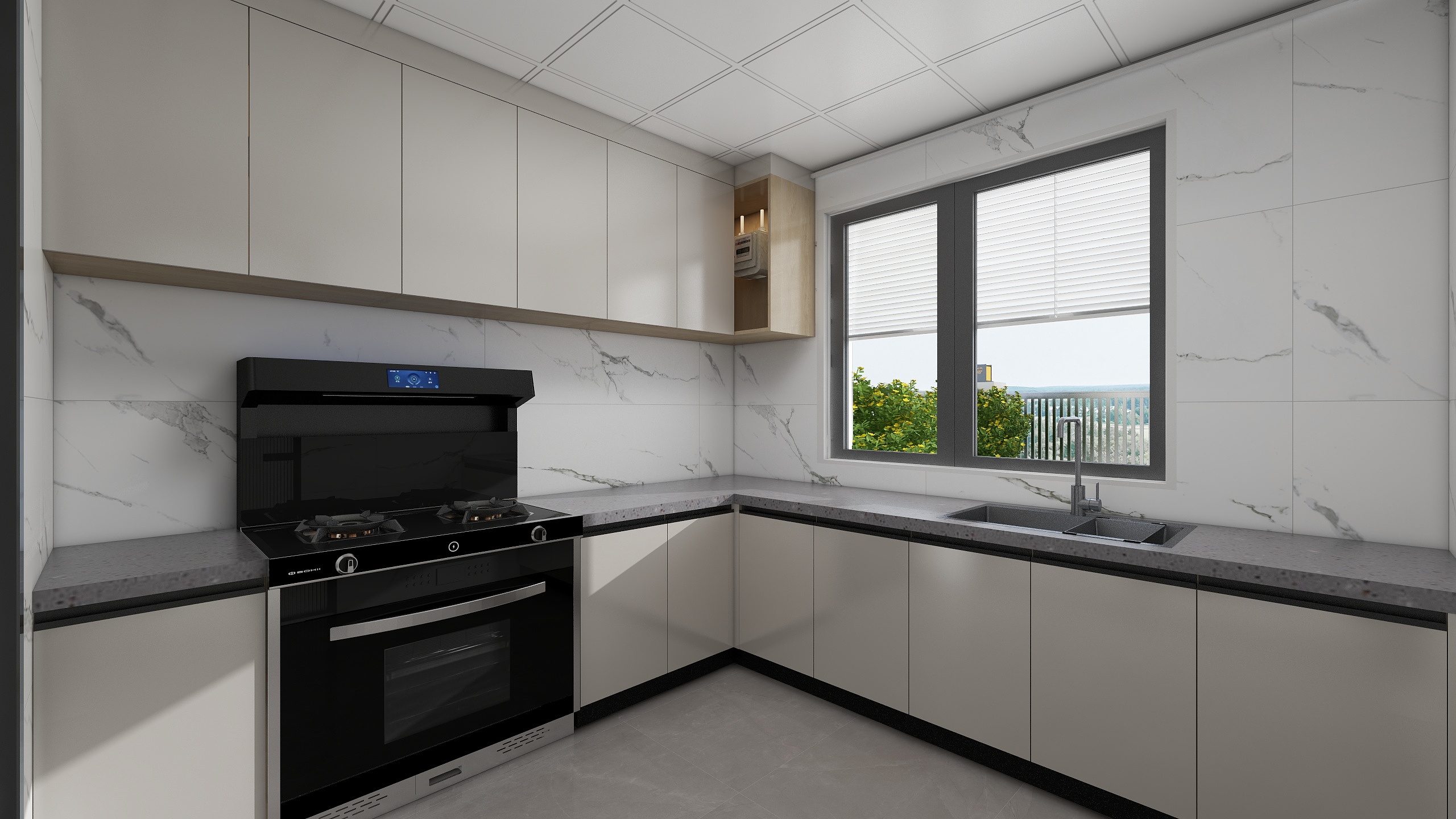 仁人设计-中央公园C-8-1-101 m-装修设计方案