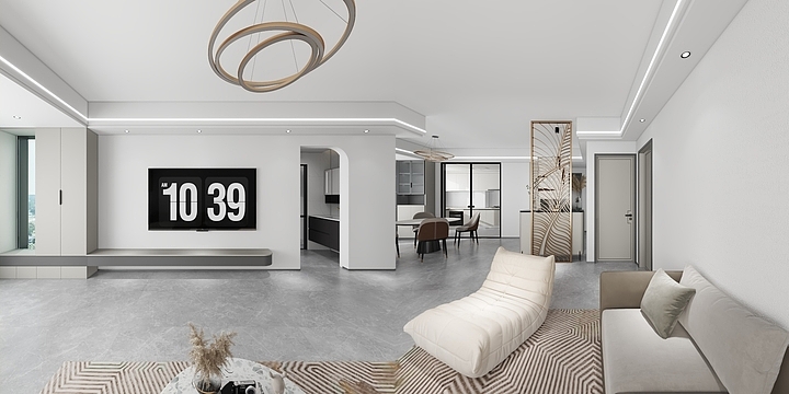 吉上艺墅设计-书香园小彭装修设计图-装修设计方案