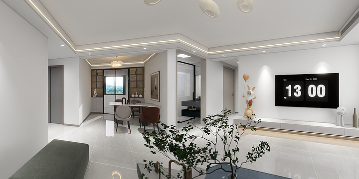 雅美居设计田工-温泉华府901-副本-装修设计方案