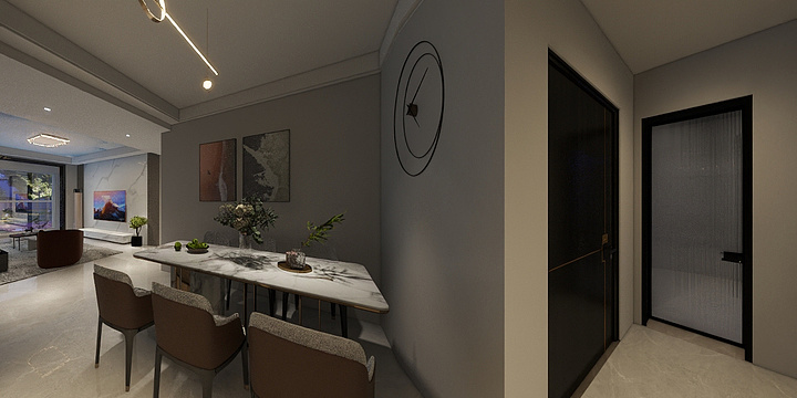 桐柏大地装饰-向家岭6号楼2单元903-装修设计方案