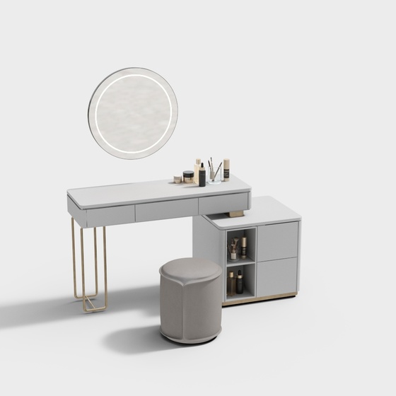 Indoor single dressing table