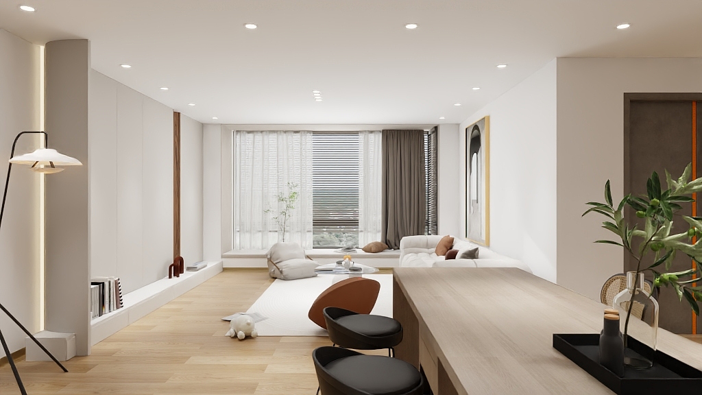 上海城质jnsI-上沙锦湖家园-1幢61㎡-装修设计方案