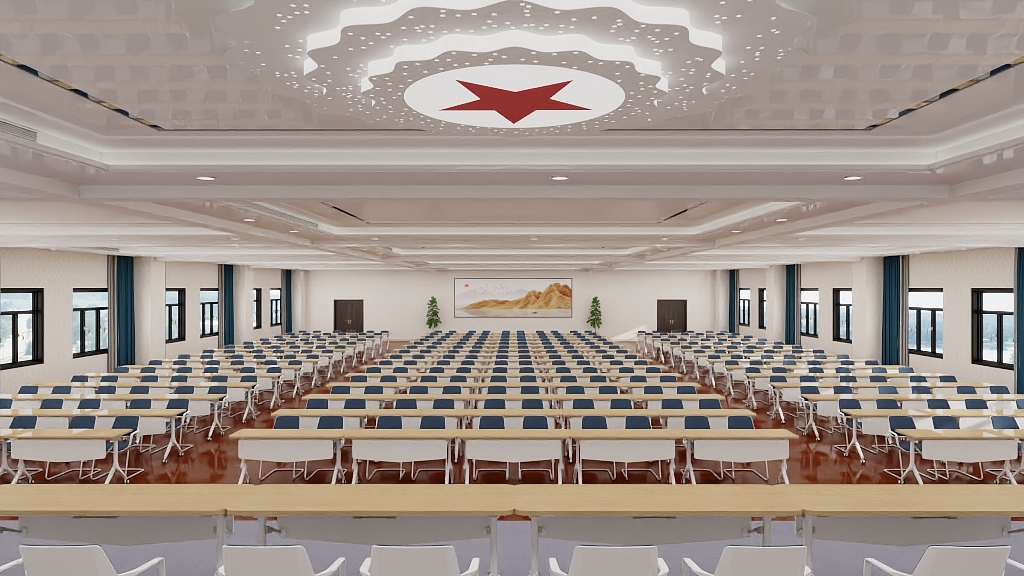 绯雨九色-大会议厅-装修设计方案