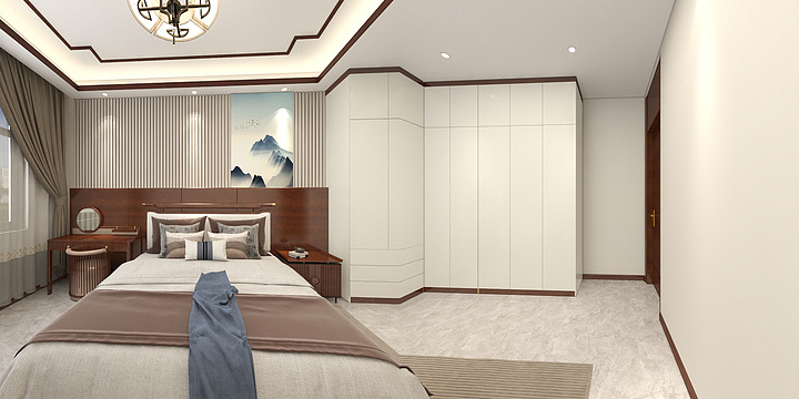 亿家装饰Vjnd-皖投别墅1楼.dwg-装修设计方案