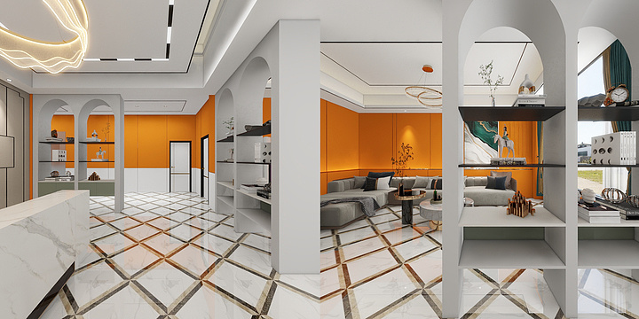 桑美悦家-大厅方案-装修设计方案