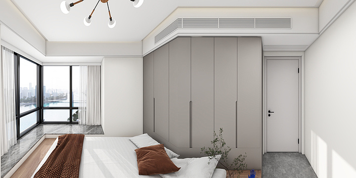 雅美家居全屋定制-时代广场1701-副本-装修设计方案