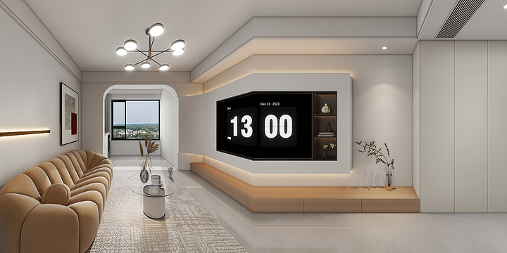 设计师杨阔-梦馨苑90P-装修设计方案