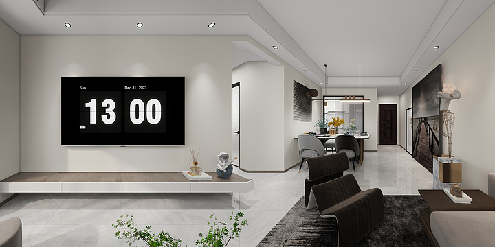 张梦石-现代极简-装修设计方案