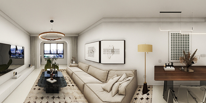 FLY阿飞-西山尊品御景园效果图-装修设计方案