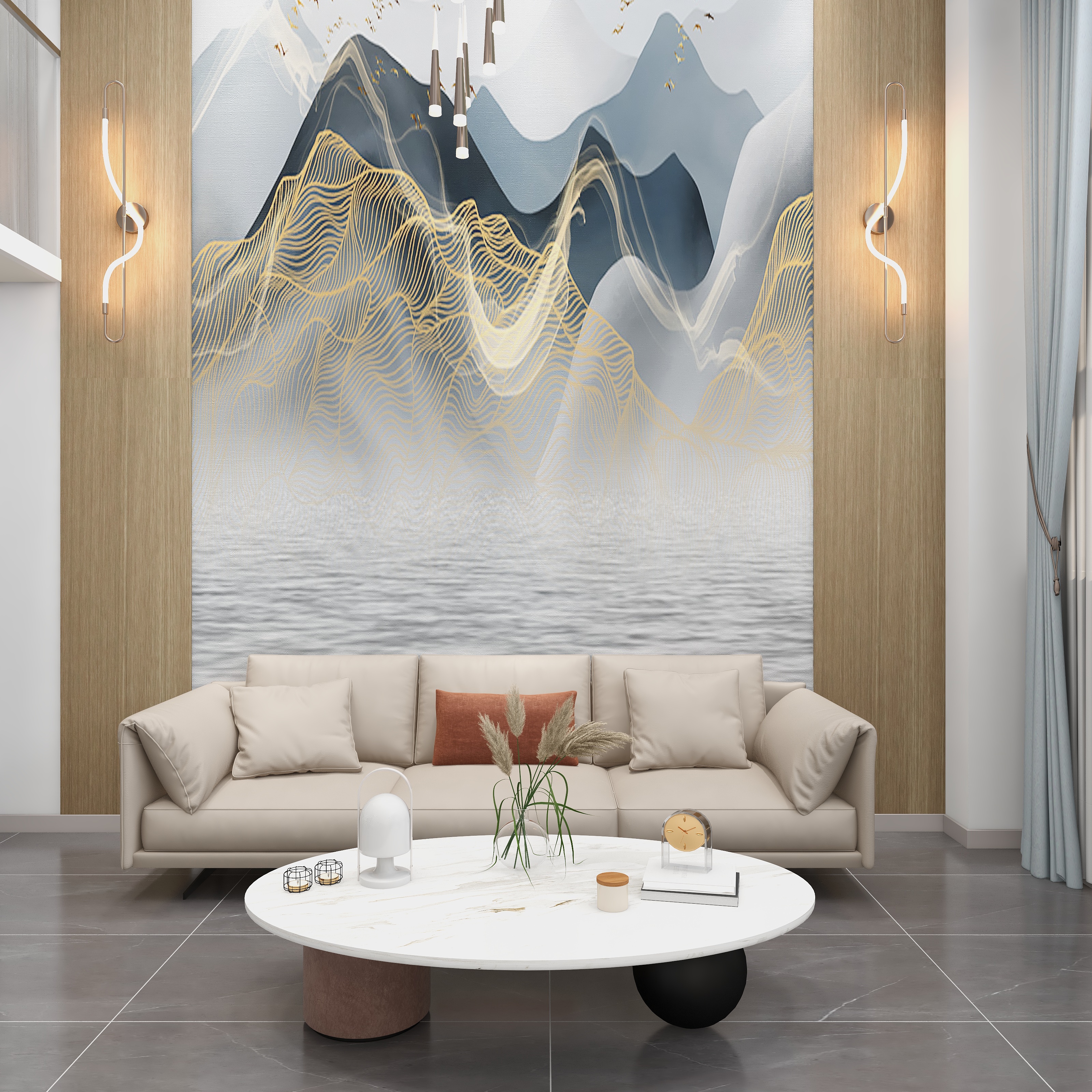 临泉正楷设计-极简复式单身公寓-装修设计方案