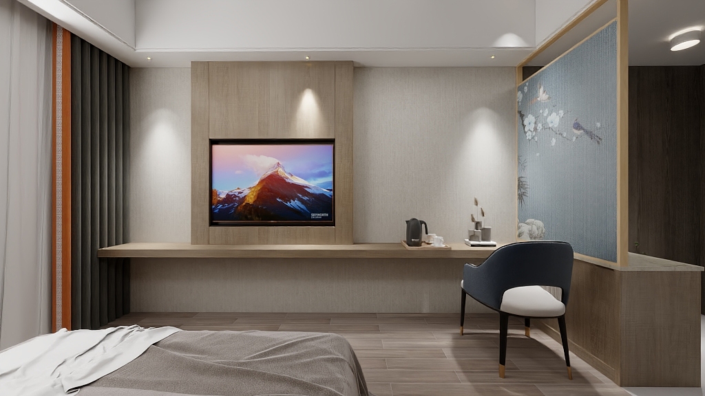 万健hViN-邓县两个样板间-装修设计方案