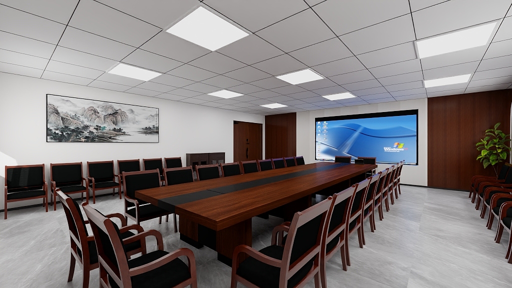 柏林没有日落.-老年大学会议室-装修设计方案