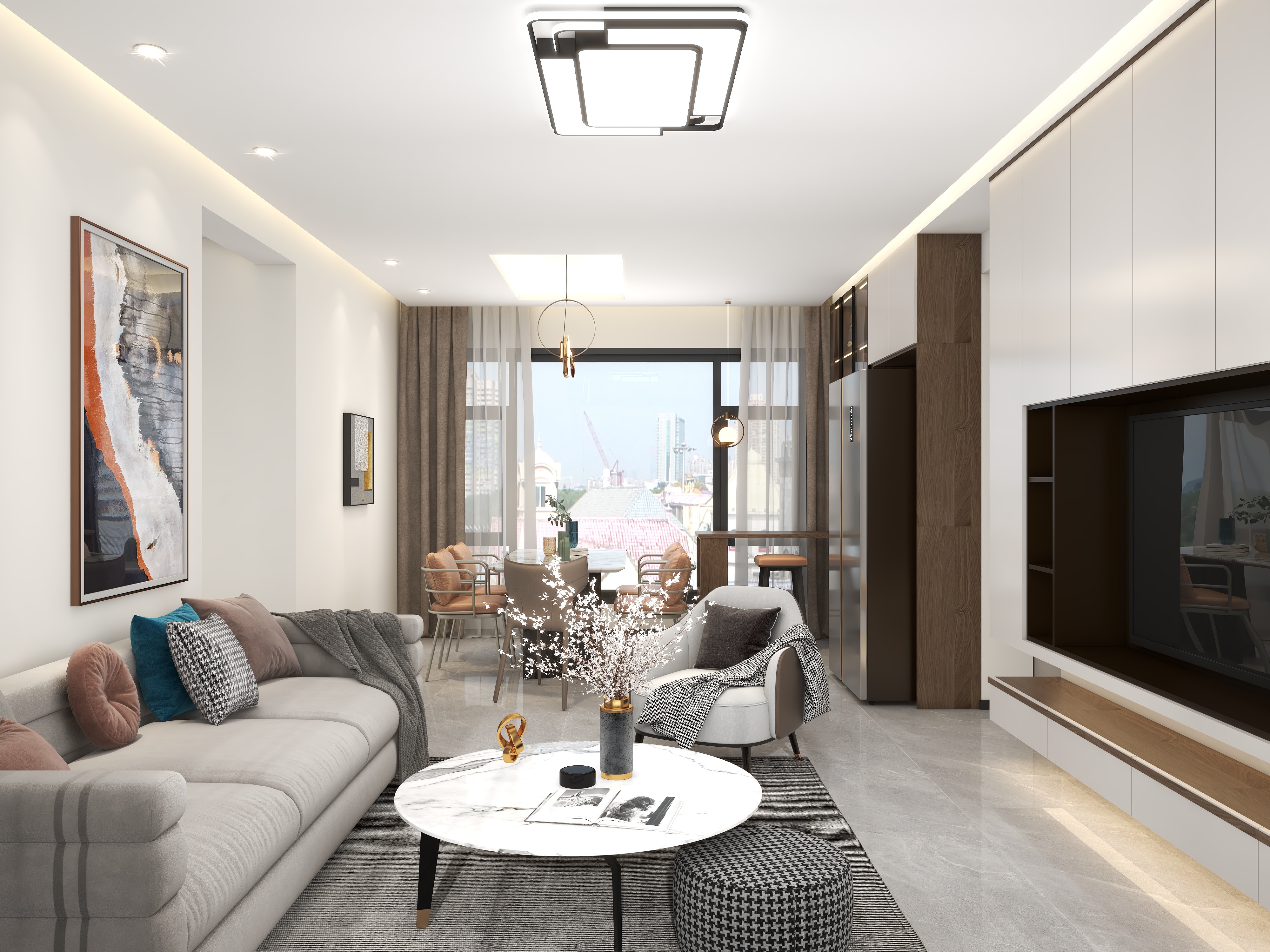 李佳洋-现代轻奢装修效果图