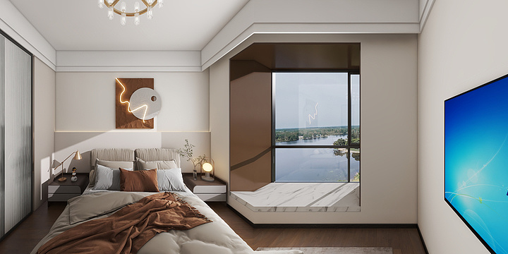 武汉品信家居-远洋东方镜6-2-4403-装修设计方案