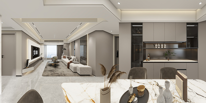 浑水摸虾-南洲府 7 栋 701 室 -装修设计方案