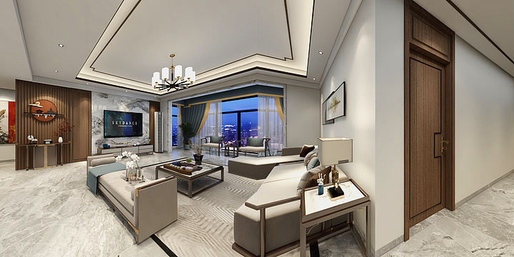 浤设计-KK湖景一号-装修设计方案