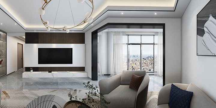 广昌装饰韩邦回-柳州宝骏城2-2201韦哥-装修设计方案