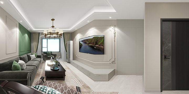 李婷婷-红堡天熙113㎡雅居方案2.0版-装修设计方案