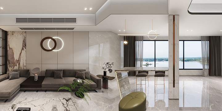 刘豪l-西美郭总雅居-现代轻奢-装修设计方案