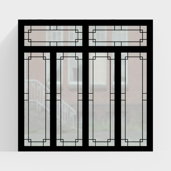 Chinese style window