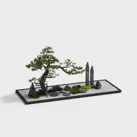 New Chinese style interior landscape