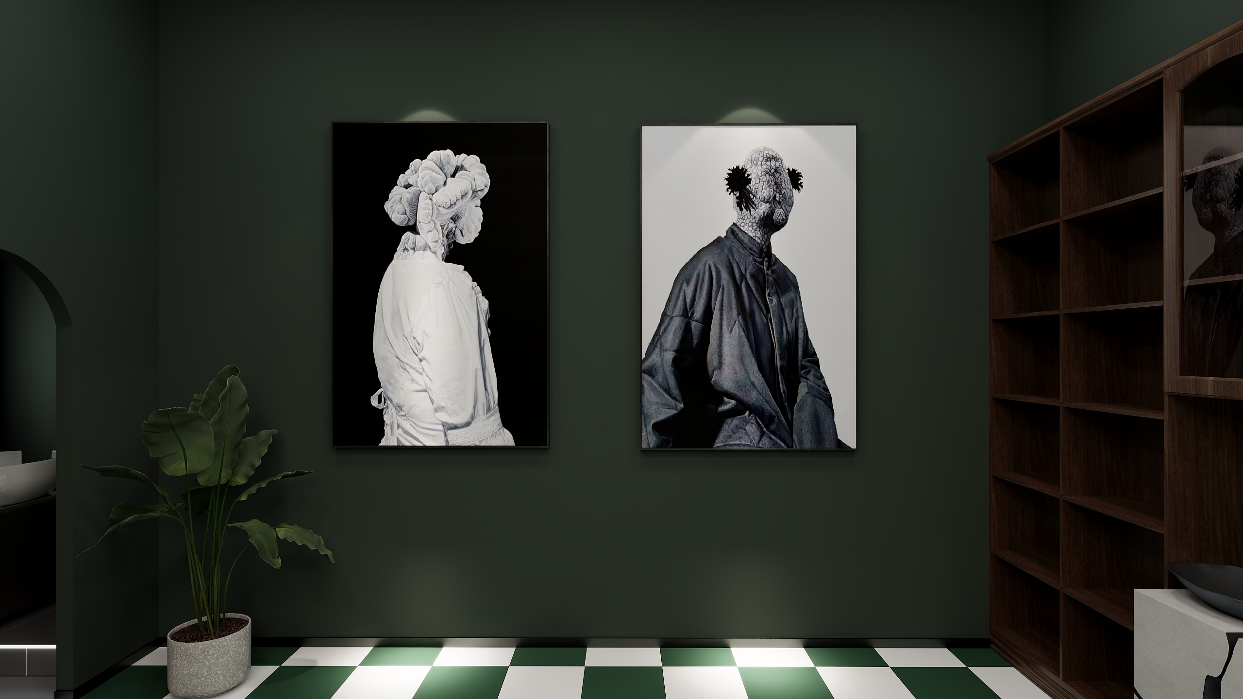 白邑.-理发店-装修设计方案