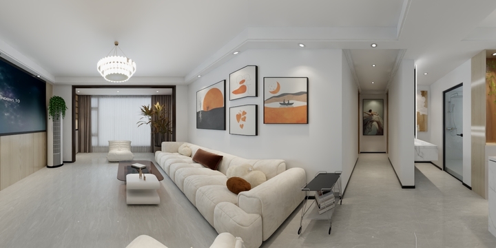 3D云设lnOa-125㎡3室-装修设计方案