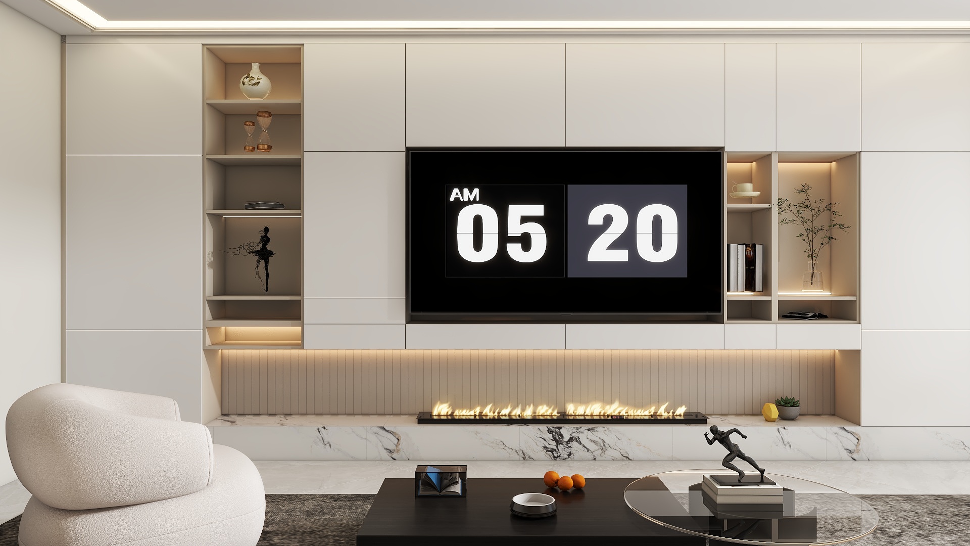 設计H-现代客厅-装修设计方案