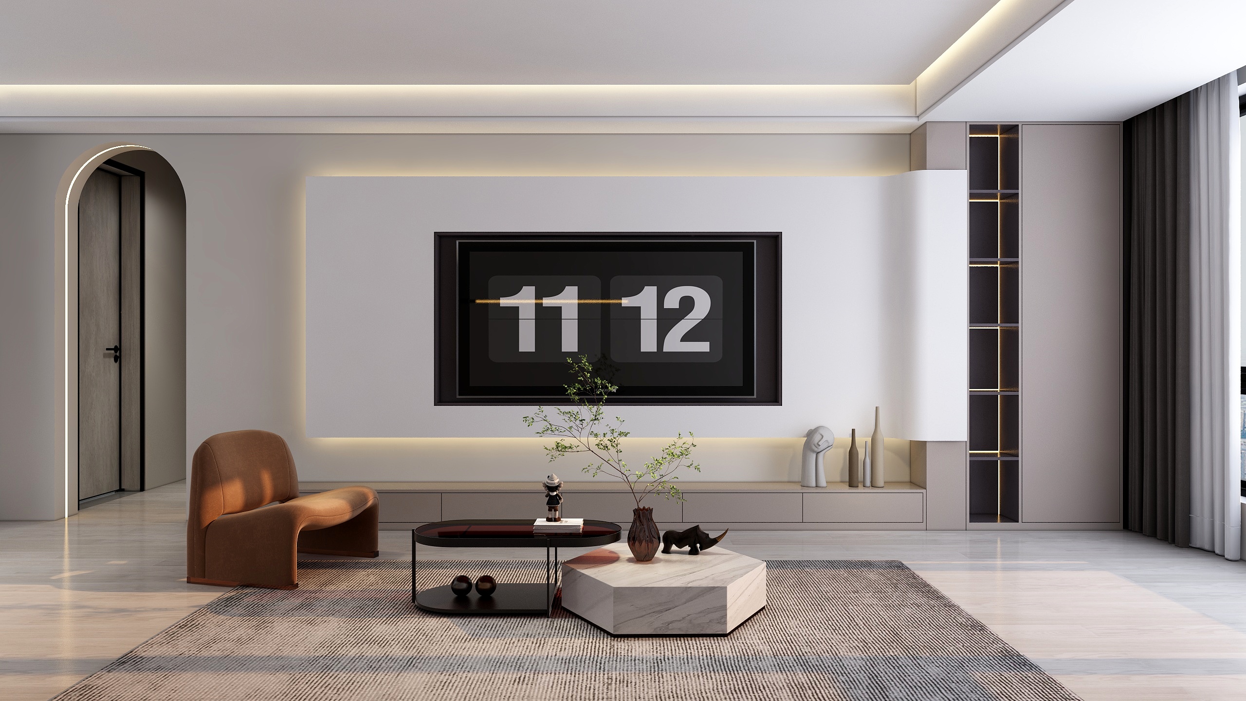 ONE壹-阿金的好课-圆弧背景墙课程-硬装第五节-装修设计方案