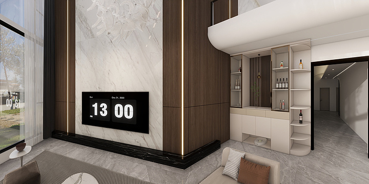 镇雄县房管家装饰工作室个体工商户-泼机豪宅效果展示-装修设计方案