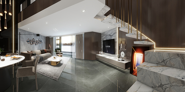 熊猫t-新秀海湾C-908-装修设计方案