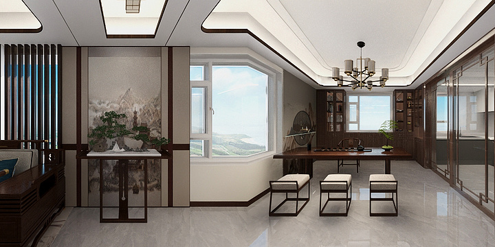 Design-居冠-山水和院-新中式-装修设计方案