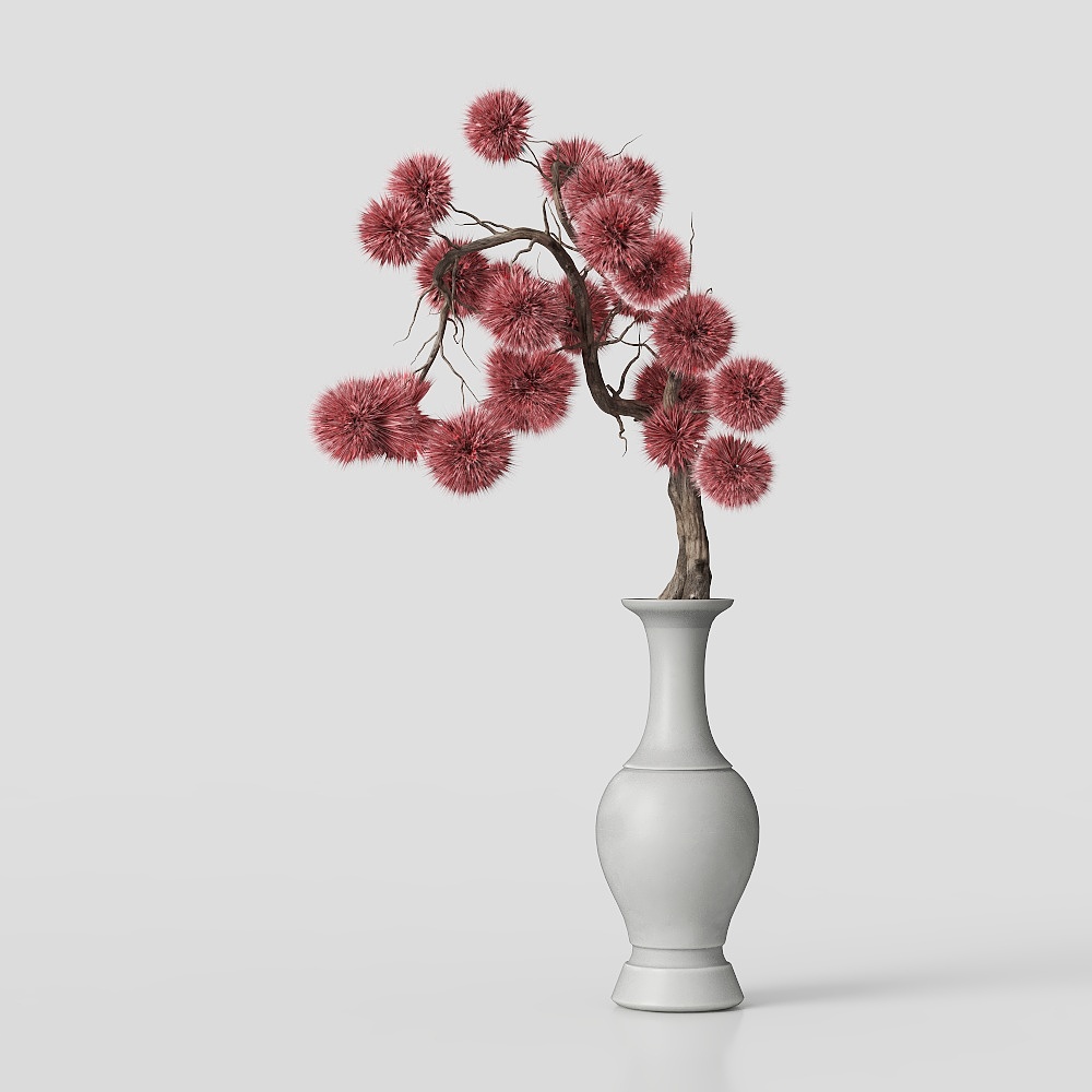 新中式干花插花摆件