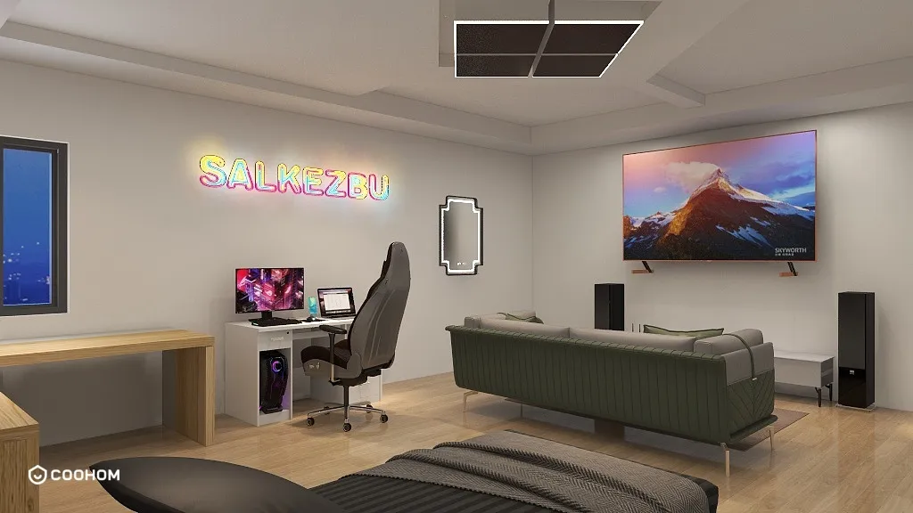 ayyubi0808的装修设计方案:Gaming and Office Bedroom
