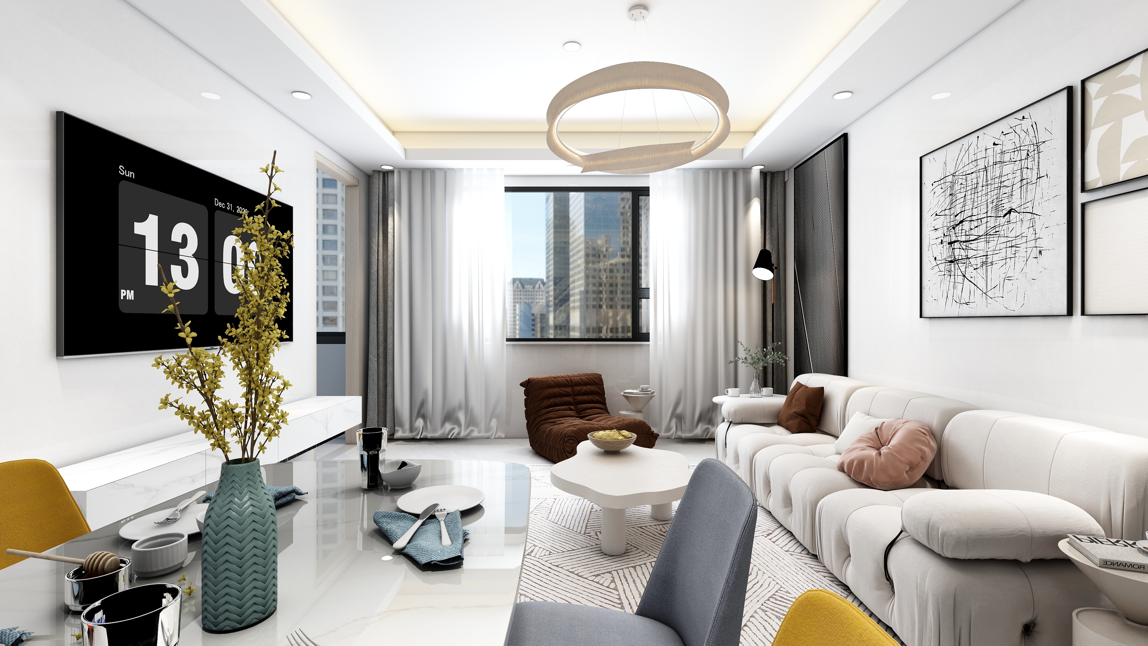 辰柯设计-磨溪小区(同泰二街)71㎡3室-装修设计方案