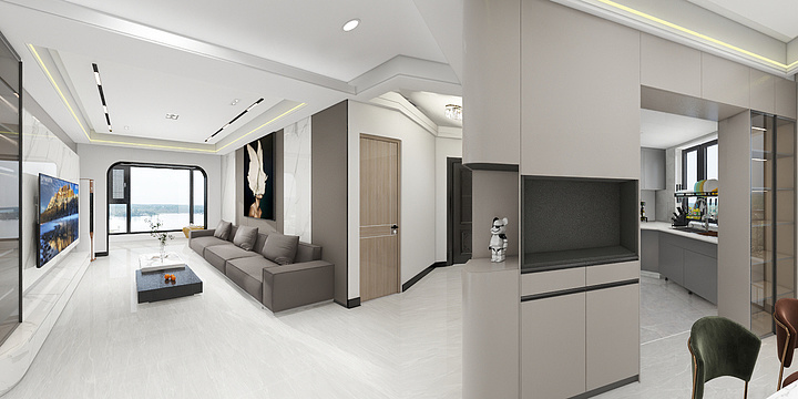 D_Mzx-轻奢—华润江南中心·润绣园-装修设计方案