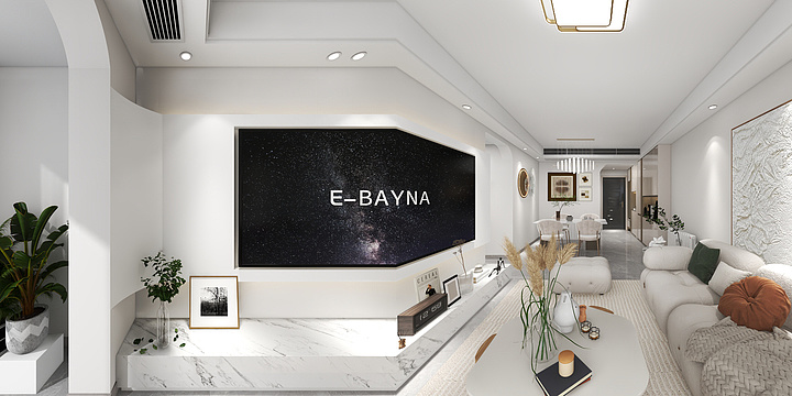 非鱼Designer-置地双清湾天悦1#903室效果图一改（本图为02，需镜像-装修设计方案