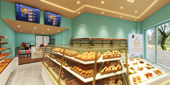 嵇美民-新南路面包房-装修设计方案