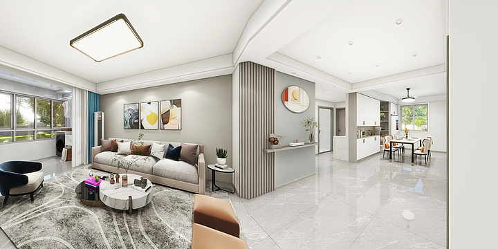 设计师阿赞-案例展示一-装修设计方案