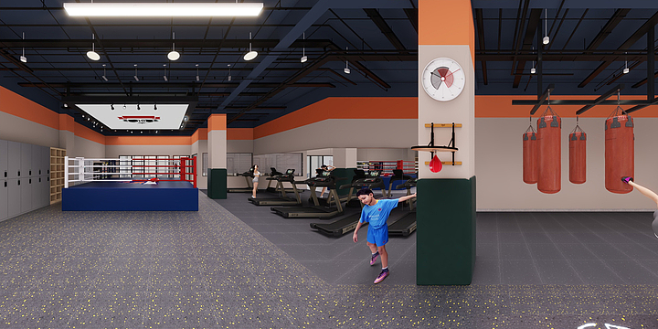 林继亮-DC拳击馆-装修设计方案