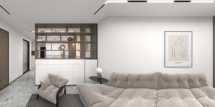 归尘a-现代简约-装修设计方案
