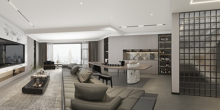 迁默装饰设计工作室-龙城首府-装修设计方案