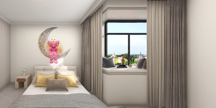 罗浩gzlx-远鹏香林郡三室一卫113-装修设计方案