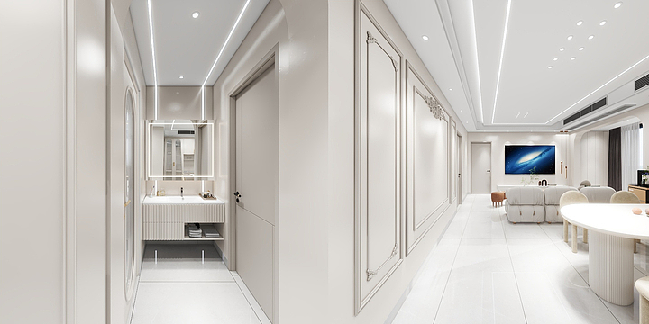 吴铭设计事务所吴铭-宜宾正黄翡翠堂雅居设计方案-装修设计方案