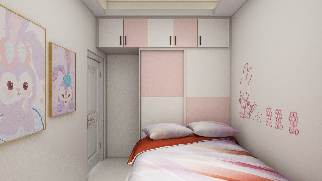 設计H-儿童房女孩-装修设计方案