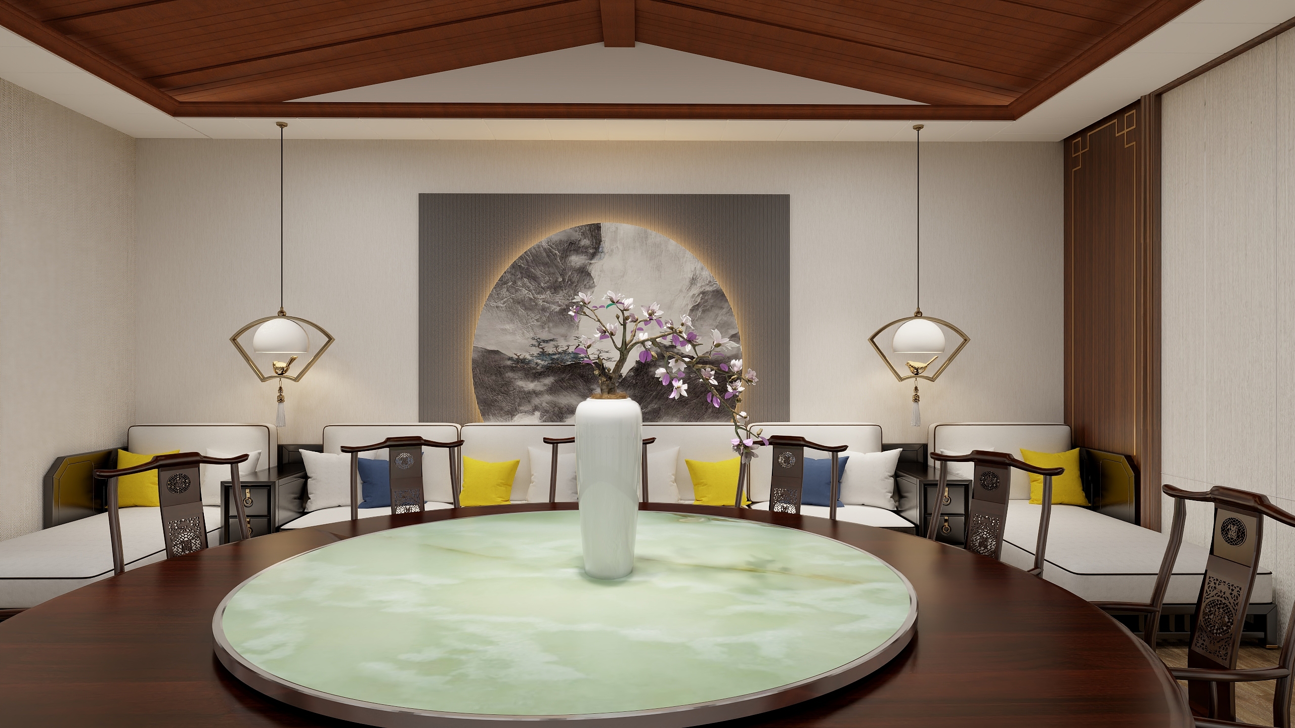 chensunli-中式包间-装修设计方案