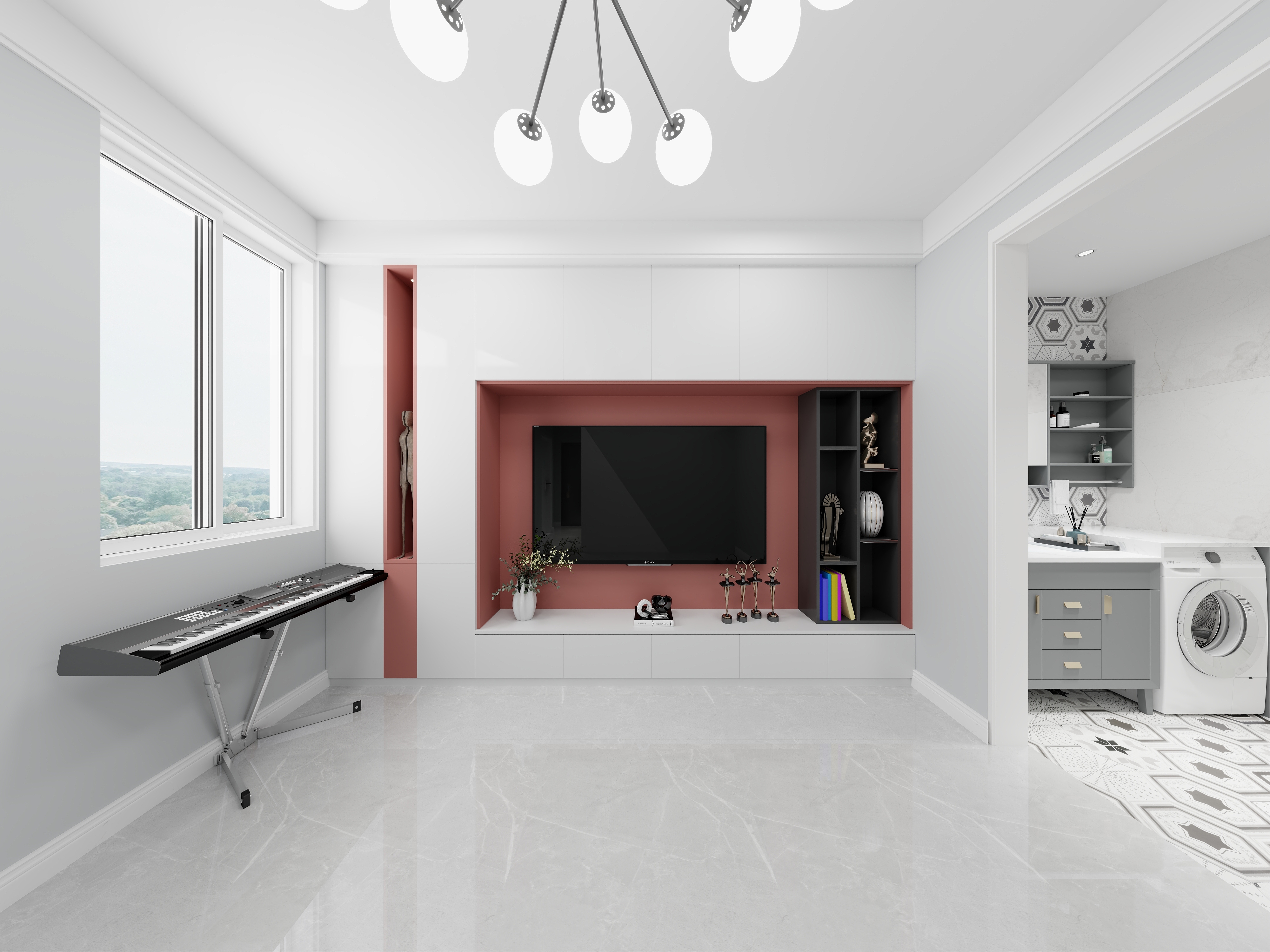 质鼎装饰lwKi-64.38m²松花江路现代风格三居室设计~-装修设计方案