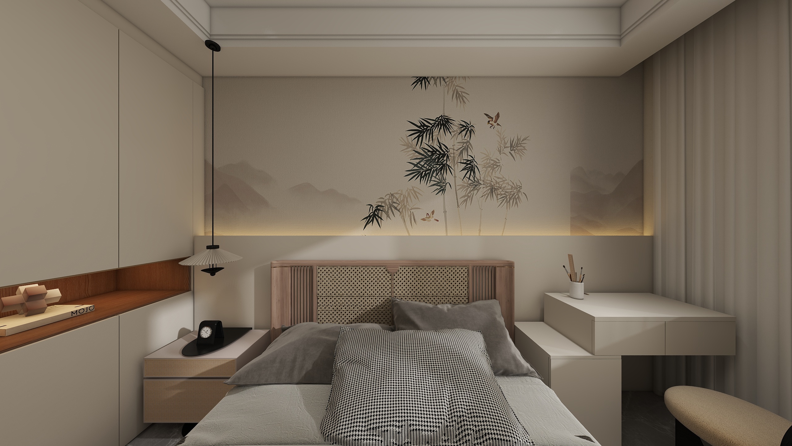 复古新中式139平㎡-装修设计方案