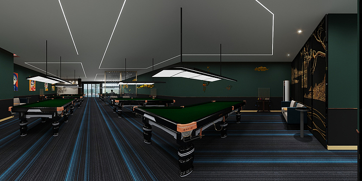 墨宸设计工作室-台球室(1)-副本-装修设计方案