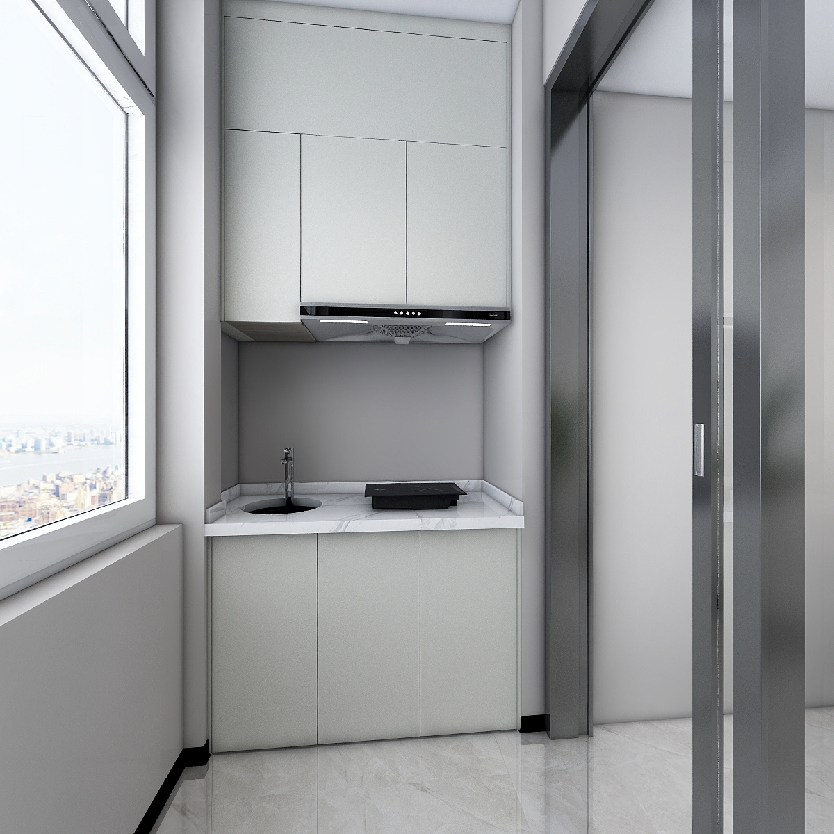 广州全屋定制设计师朱兴-伊德雅-公装二层展示厅装修效果图第4张